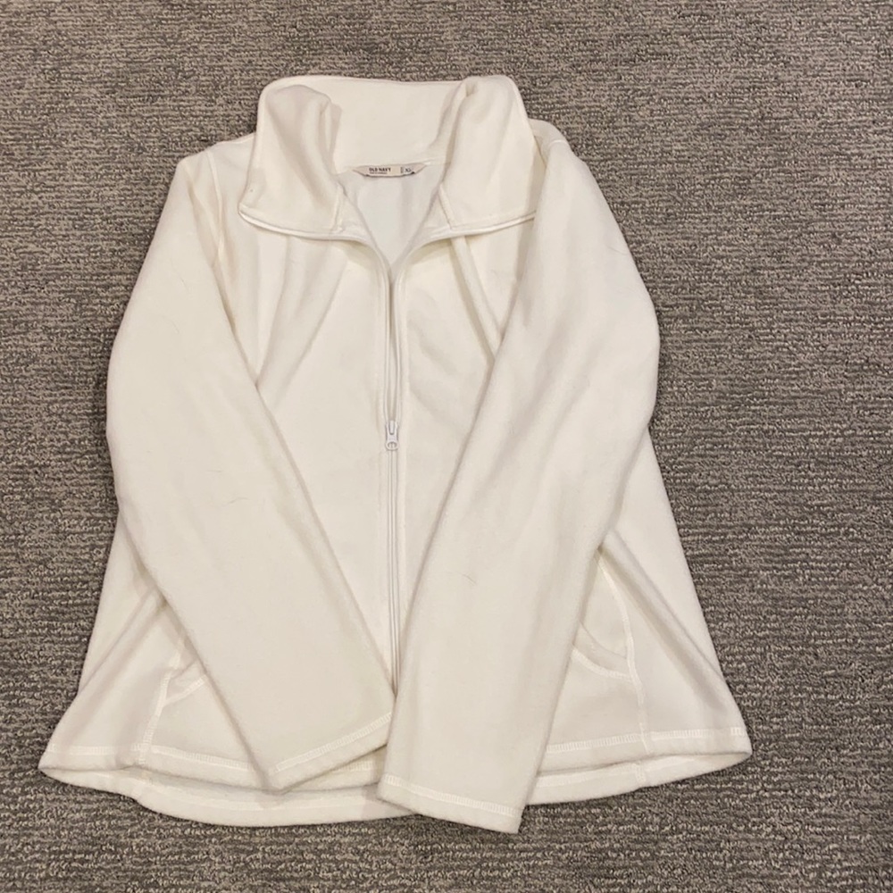 Women’s White Old Navy Fleece